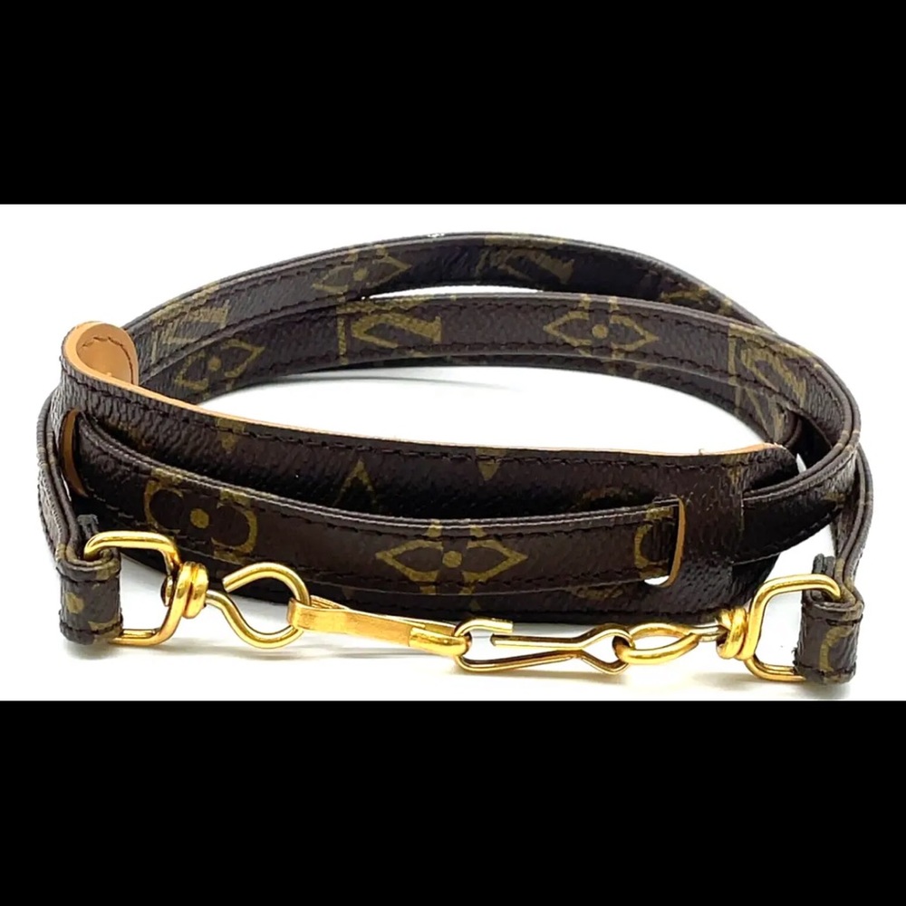 Authentic Louis Vuitton Monogram shoulder strap W/Box